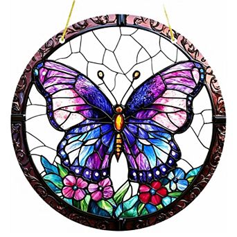 Colorful Acrylic Suncatcher, 7.8 in Hanging Window Wall Art Decor, Gift Idea for Women, Moms, Wives