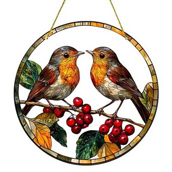 Colorful Acrylic Suncatcher, 7.8 in Hanging Window Wall Art Decor, Gift Idea for Women, Moms, Wives