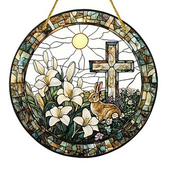 Colorful Acrylic Suncatcher, 7.8 in Hanging Window Wall Art Decor, Gift Idea for Women, Moms, Wives