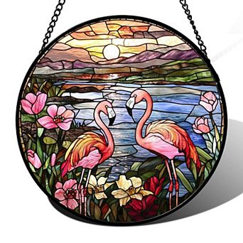 Colorful Acrylic Suncatcher, 7.8 in Hanging Window Wall Art Decor, Gift Idea for Women, Moms, Wives