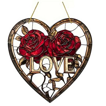 Colorful Acrylic Suncatcher, 7.8 in Hanging Window Wall Art Decor, Gift Idea for Women, Moms, Wives
