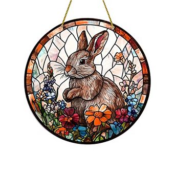 Colorful Acrylic Suncatcher, 7.8 in Hanging Window Wall Art Decor, Gift Idea for Women, Moms, Wives
