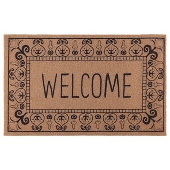Natural Coir Doormat Front Door Mat Outdoor with Non Slip Backing Waterproof Mat 28"x18"