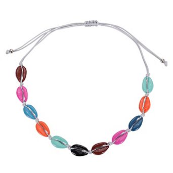 Shell Chokers Necklace, Handmade Adjustable Conch Sea Puka Boho Summer Beach Jewelry Gifts
