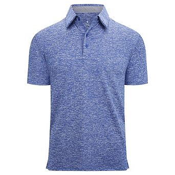 Men's Polo Shirts Casual Cotton Short Sleeve Basic Tee Shirt Athletic Active Sports Shirt