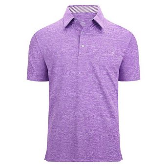 Men's Polo Shirts Casual Cotton Short Sleeve Basic Tee Shirt Athletic Active Sports Shirt
