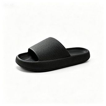 Women's Cloud Pillow Slides Thick Cushioned EVA Open Toe Non Slip Shower Slide Sandals