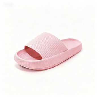 Women's Cloud Pillow Slides Thick Cushioned EVA Open Toe Non Slip Shower Slide Sandals
