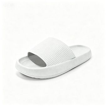 Women's Cloud Pillow Slides Thick Cushioned EVA Open Toe Non Slip Shower Slide Sandals