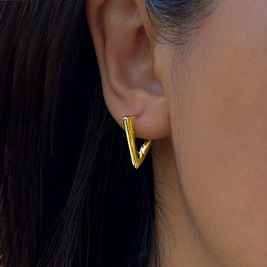 ACHIEVE TRIANGLE HUGGIE EARRING (ONE EARRING ONLY)