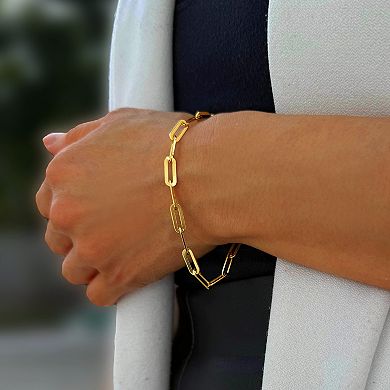 ESSENTIAL Medium Paperclip Link Chain Bracelet - Waterproof