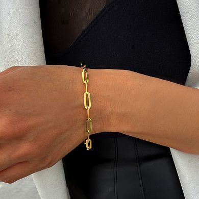 ESSENTIAL Medium Paperclip Link Chain Bracelet - Waterproof
