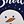 Navy Blue Snowman