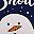 Navy Blue Snowman
