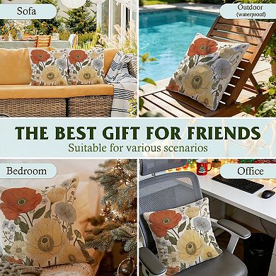 Indoor / Outdoor Throw Pillow, Decorative Throw Pillow 18" singular