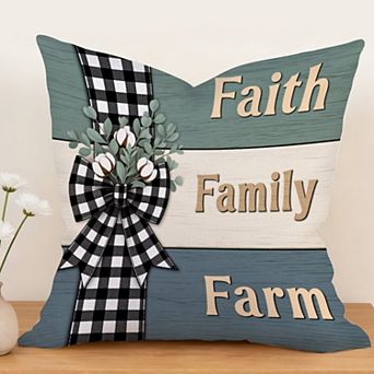Indoor / Outdoor Throw Pillow, Decorative Throw Pillow 18" singular