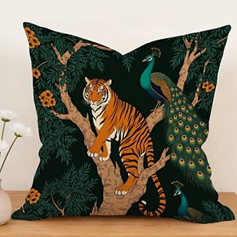 Indoor / Outdoor Throw Pillow, Decorative Throw Pillow 18" singular