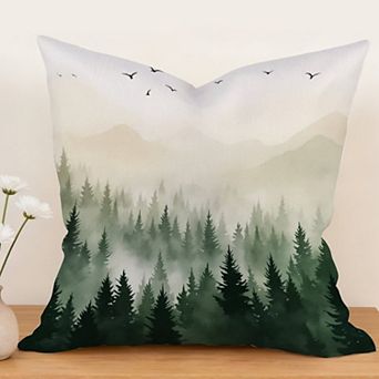 Farmhouse Decorative Throw Pillow, 18" Outdoor Pillow Cover singular