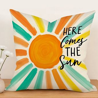 Farmhouse Decorative Throw Pillow, 18" Outdoor Pillow Cover singular