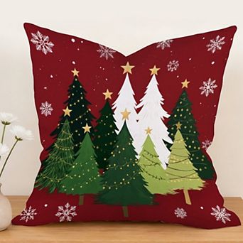 Farmhouse Decorative Throw Pillow, 18" Outdoor Pillow Cover singular