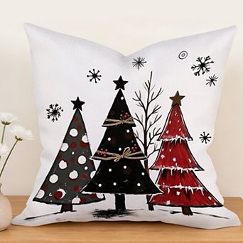 Outdoor Throw Pillows, 18x18 Inch Waterproof Patio Cushions for Garden, Porch, Yard