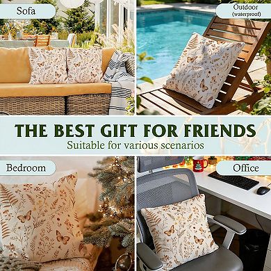 Outdoor 18" Square Throw Pillow Cover, Decorative Throw Pillow Cover singular