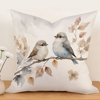 Outdoor 18" Square Throw Pillow Cover, Decorative Throw Pillow Cover singular