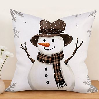 Outdoor Throw Pillow Cover - Decorative Throw Pillow Cover 18x18, Home Farmhouse Decor