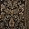 Gold Black Damask