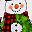 Snowman With Wreath
