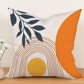 Vintage Boho Printed Indoor/Outdoor Throw Pillow Cover 18x18 Inch