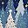 Blue Winter Trees