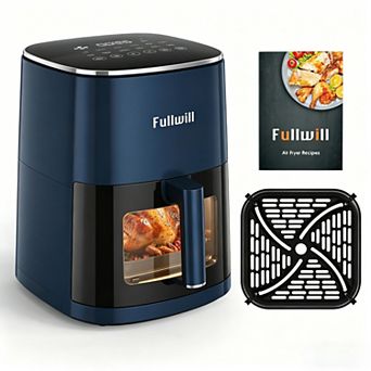 Fullwill 6-qt Air Fryer - 1700W Large Capacity Digital Air Fryer with 12 Presets & Oil filter tray