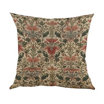 18x18 Inch Throw Pillow Cover, William Morris Vintage Farmhouse Decor