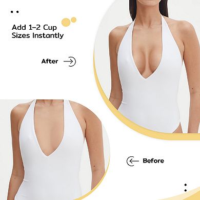 Ultra Boost Bra Inserts Double-Sided Adhesive Bra Pads Sticky Bikini Padding Push Up Inserts