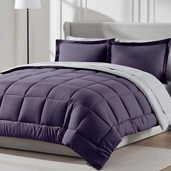 Nestl Reversible Comforter Set Bed in a Bag with Ice Pillow