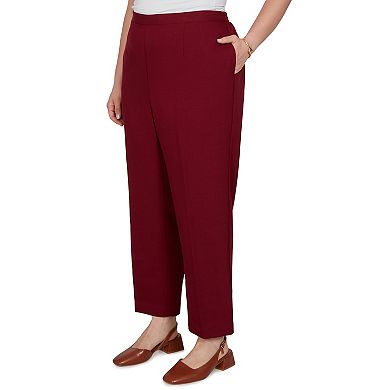 Plus Size Alfred Dunner Union Square Textured Short Length Pants