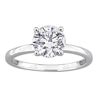 Stella Grace 10k White Gold 1 1/2 Carat T.W. Lab-Grown Diamond Solitaire Engagement Ring
