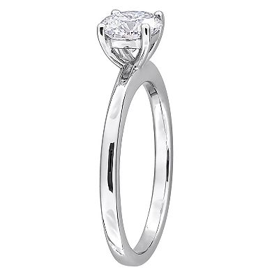 Stella Grace 10k White Gold 1 Carat T.W. Lab-Grown Diamond Solitaire Engagement Ring