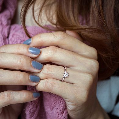 Stella Grace 10k White Gold 1 Carat T.W. Lab-Grown Diamond Solitaire Engagement Ring