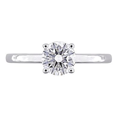 Stella Grace 10k White Gold 1 Carat T.W. Lab-Grown Diamond Solitaire Engagement Ring