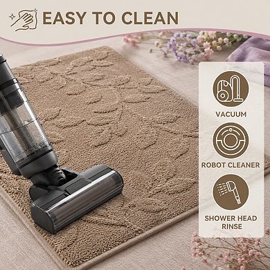 Quick Dry Absorbent Non Slip Washable Ultra Thin Bath Mat For Bathroom Kitchen