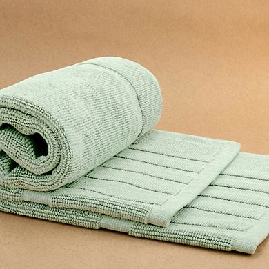 Luxury Bath Mat Set Absorbent Cotton Hotel Spa 2 Pack