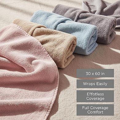 Large Bath Towel Set 4 Pack 30x60 Inches Cotton Soft Absorbent Durable for Home Spa Gym