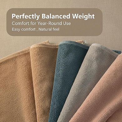 Large Bath Towel Set 4 Pack 30x60 Inches Cotton Soft Absorbent Durable for Home Spa Gym
