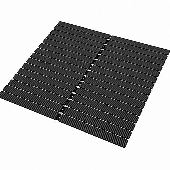 Non Slip Shower Mat 236 Suction Cups Quick Dry Machine Washable Safe Bath Mat