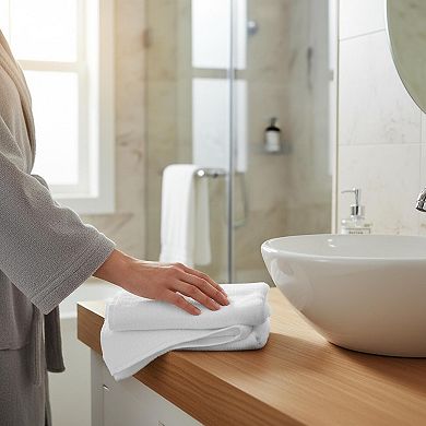 Luxury Soft Cotton Hand Towels Highly Absorbent 6-Piece Set