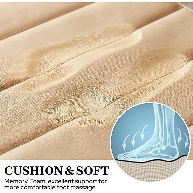 Memory Foam Bathroom Rug Set 3 Piece,Machine Washable & Dry Toilet Mat Sets for Bathroom Floor