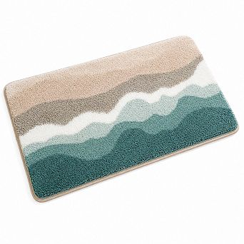 Non Slip Bath Mat 32x20 Inch for Sink and Toilet Area