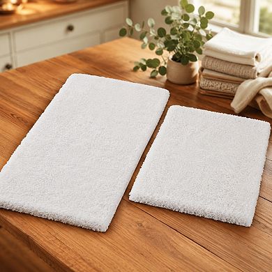 Plush Thick Non Slip Bath Mat Ultra Absorbent Washable Soft Floor Rug